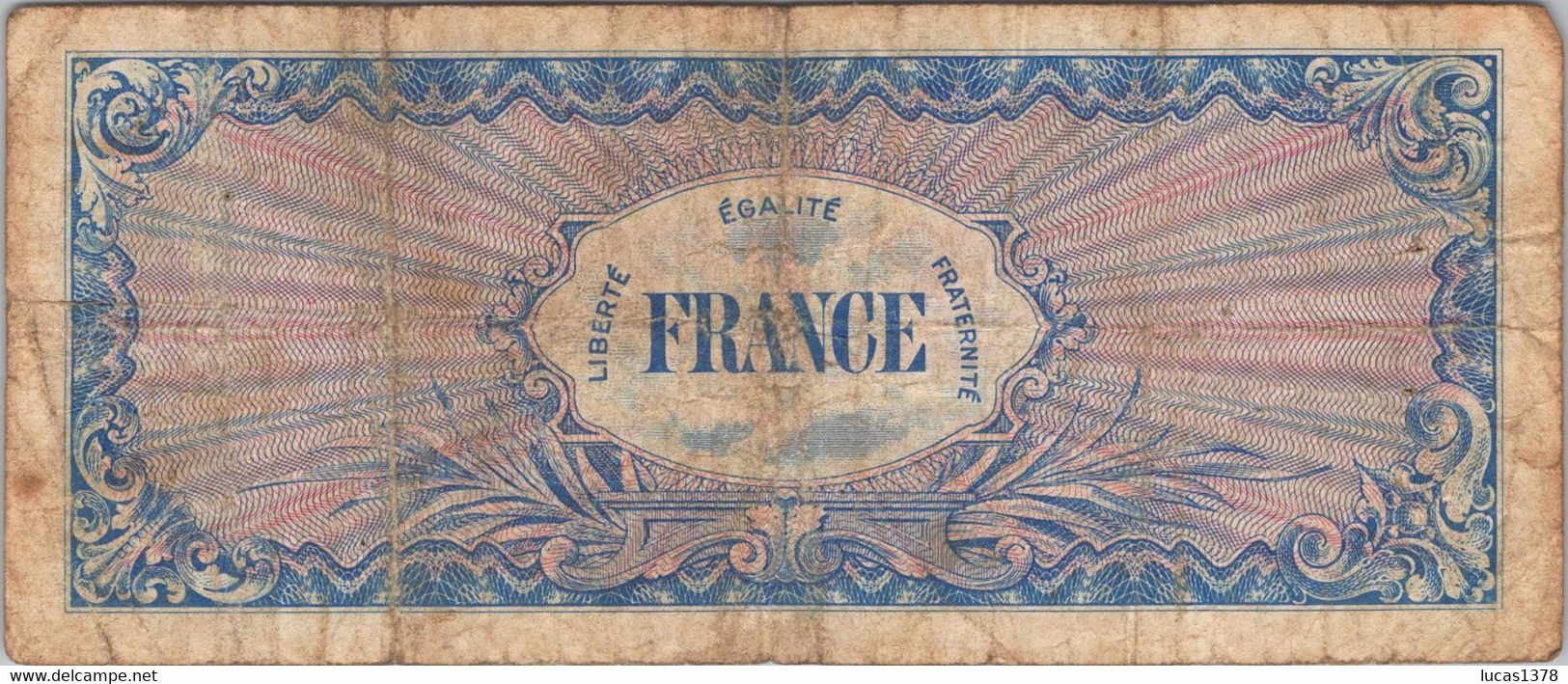 - FRANCE - BILLET - TRESOR - DRAPEAU FRANCE - 50 F - SERIE DE 1944 - N° 43214200 - 1944 Flag/France