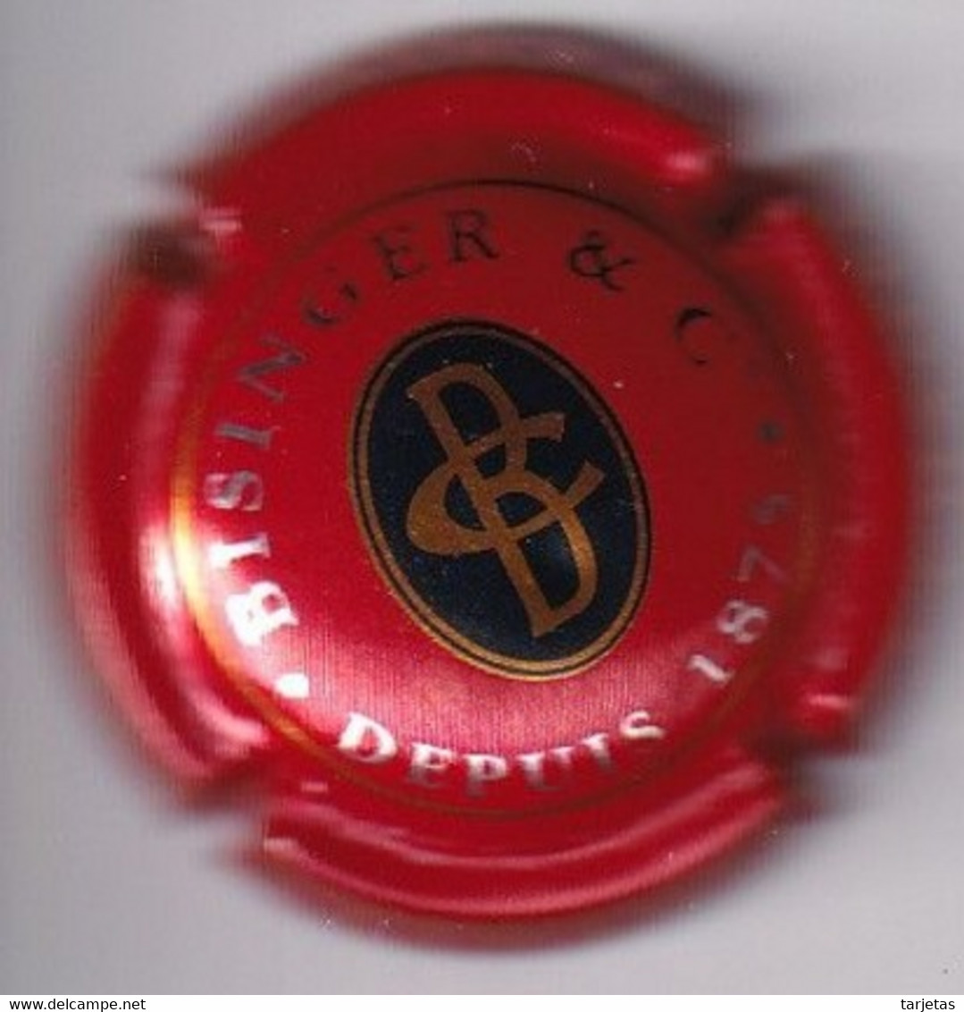 PLACA DE CHAMPAGNE BISINGER (CAPSULE) - Bisinger