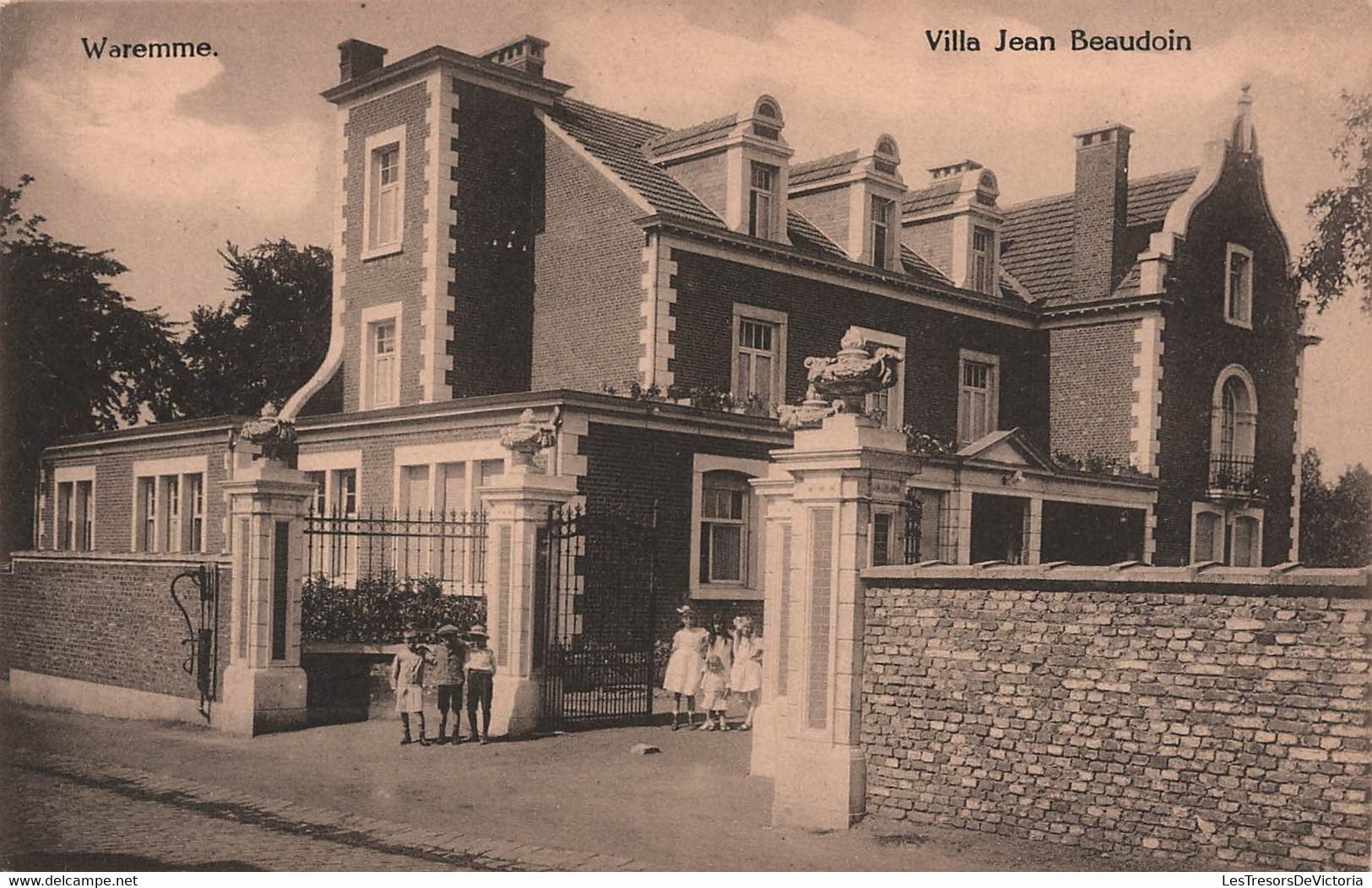 BELGIQUE - Waremme Villa Jean Beaudoin - Animé - Edit Jeanne - Carte Postale Ancienne - Waremme