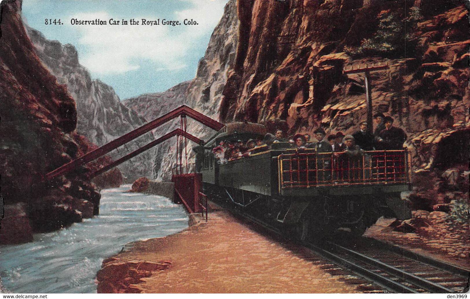 ETATS-UNIS - CO - Colorado - Observation Car In The Royal Gorge - Voyagé (voir Les 2 Scans) - Autres & Non Classés