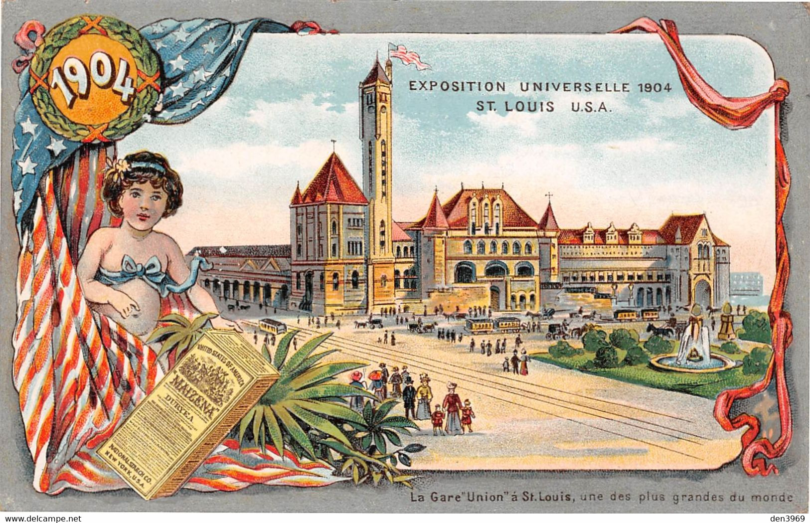 ETATS-UNIS - MO - Missouri - Saint-Louis - La Gare Union - Exposition Universelle 1904 - Publicité Farine Maizena - St Louis – Missouri