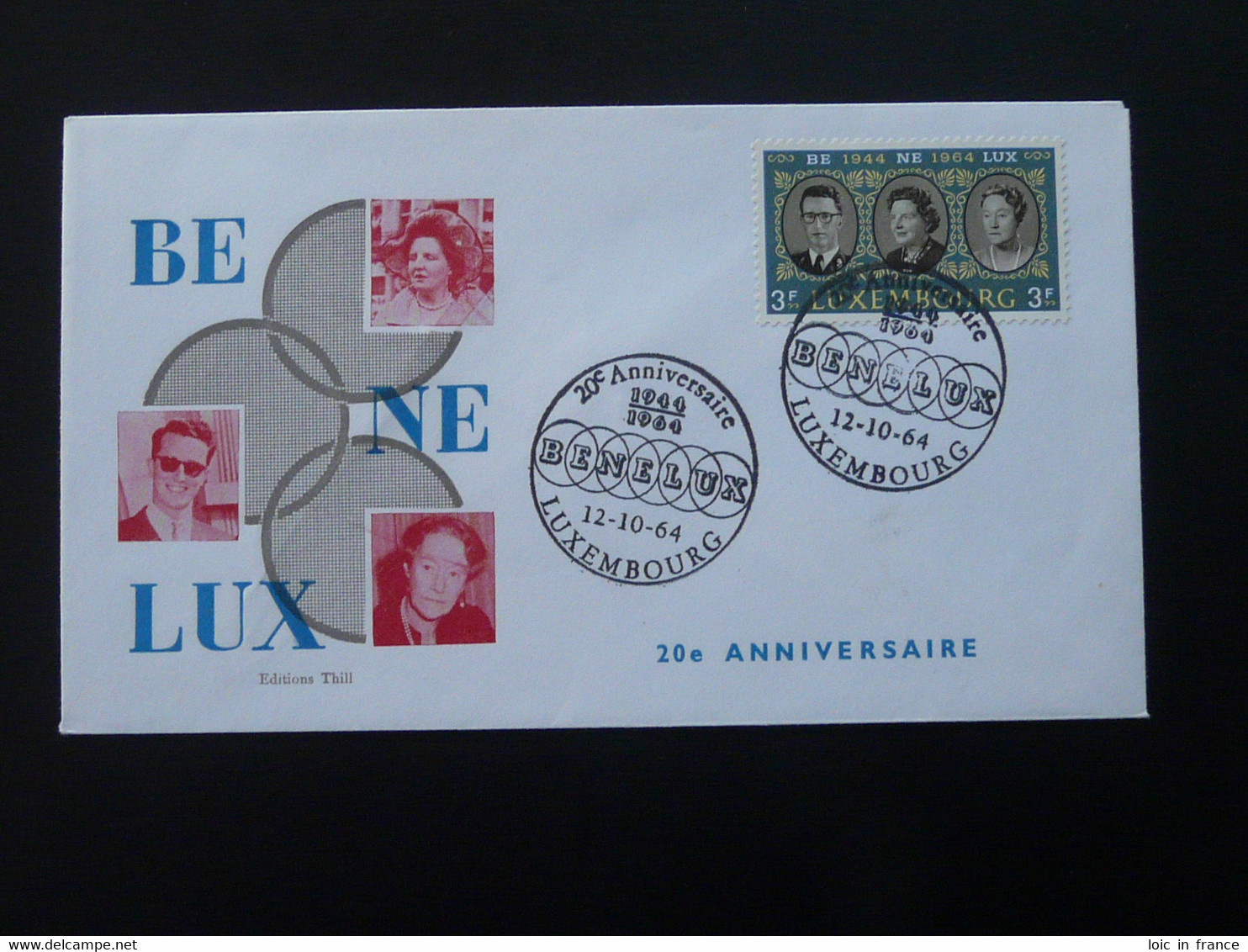 Lettre Cover 25 Ans Douane Unie Benelux Customs Luxembourg 1964 - Briefe U. Dokumente