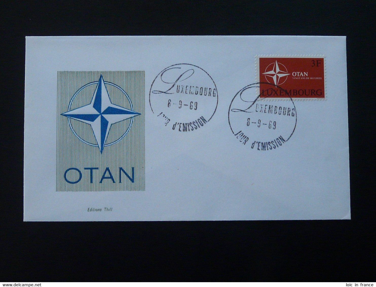 FDC OTAN NATO Luxembourg 1969 - Covers & Documents