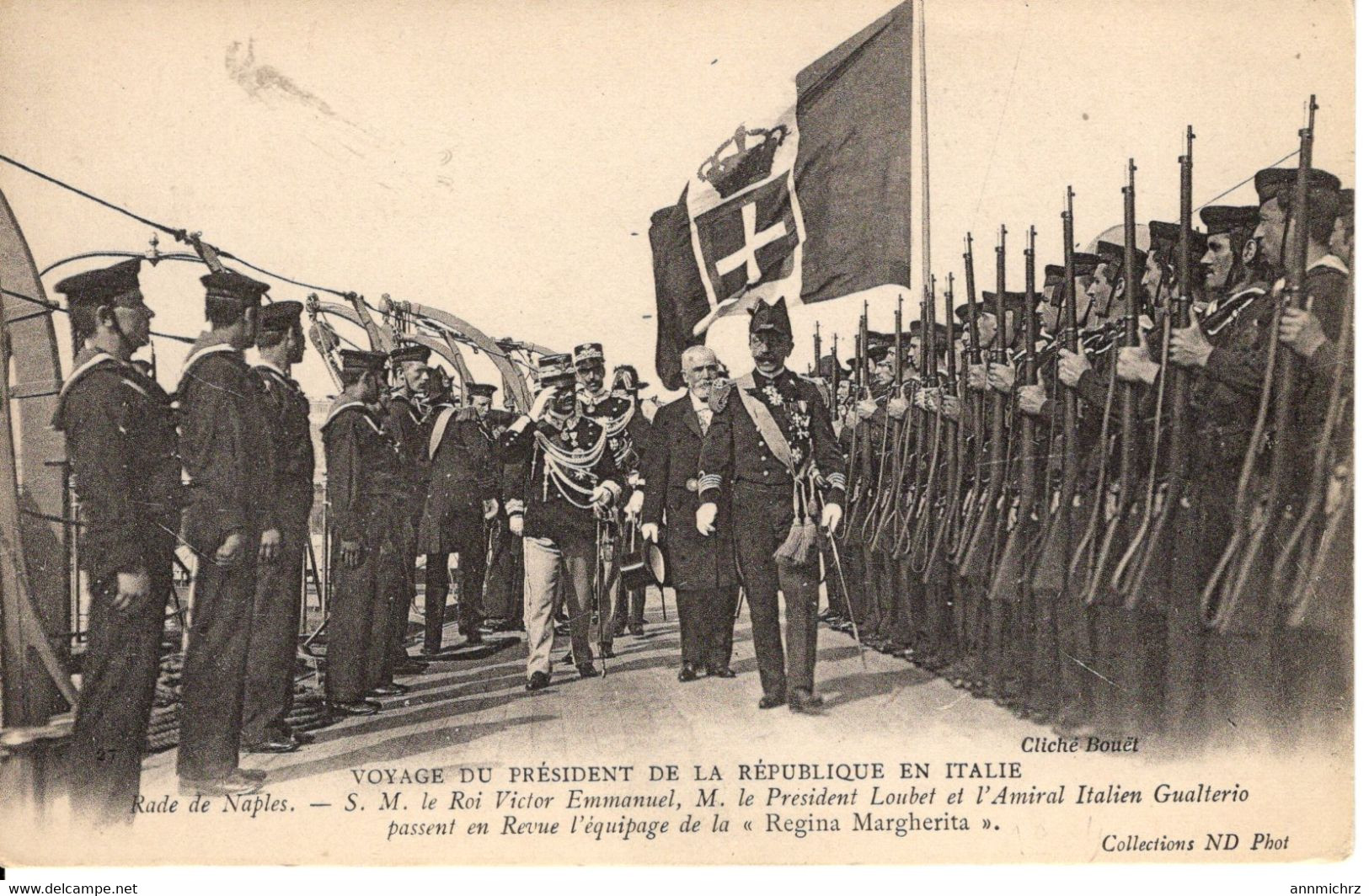 VOYAGE DU PRESIDENT DE LA REPUBLIQUE EN ITALIE RADE DE NAPLES - Receptions