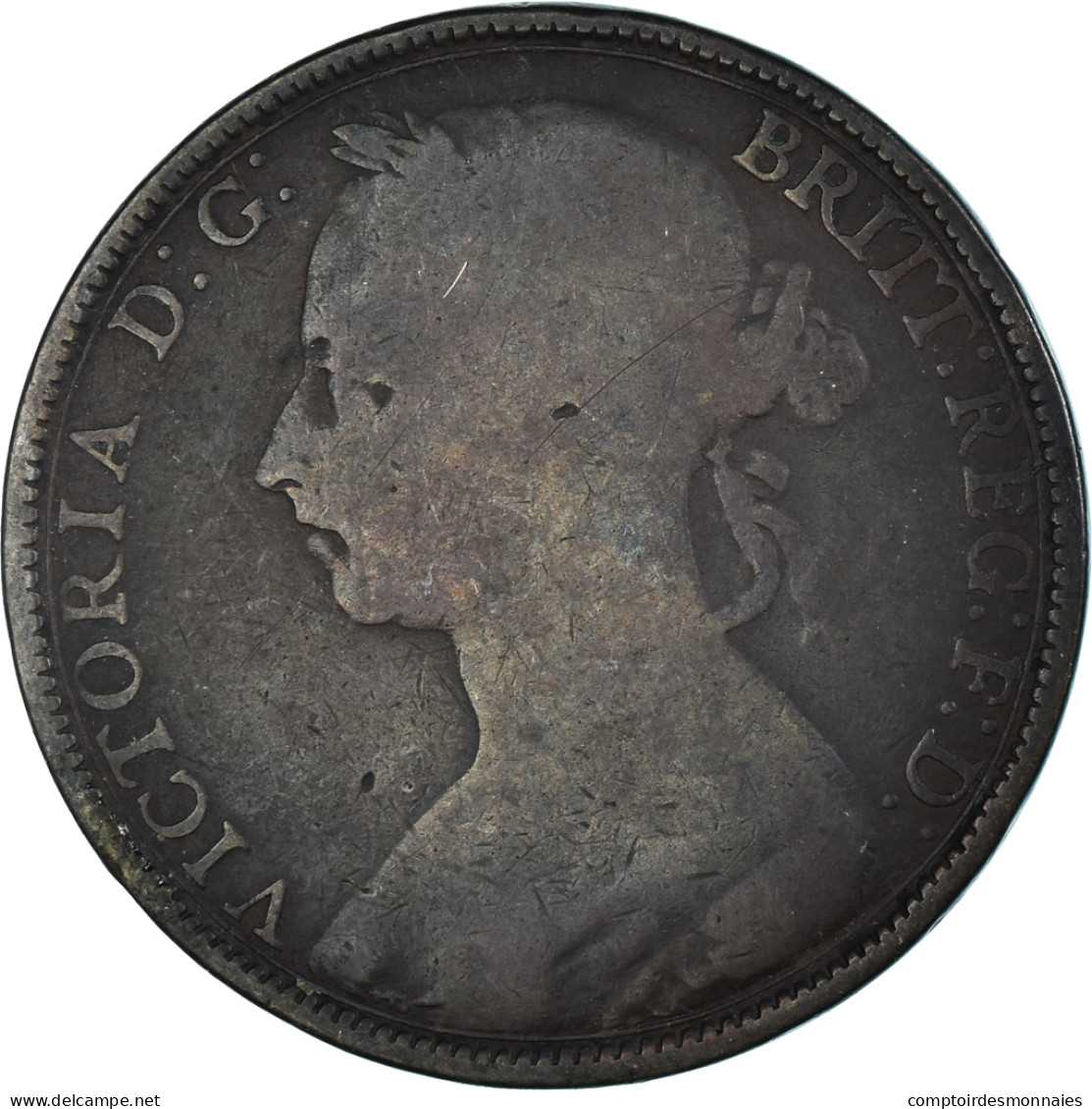 Monnaie, Grande-Bretagne, Penny, 1891 - D. 1 Penny