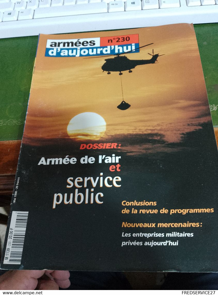 74/ Armees D Aujourd Hui  N° 230 1998 SOMMAIRE EN PHOTO - Weapons