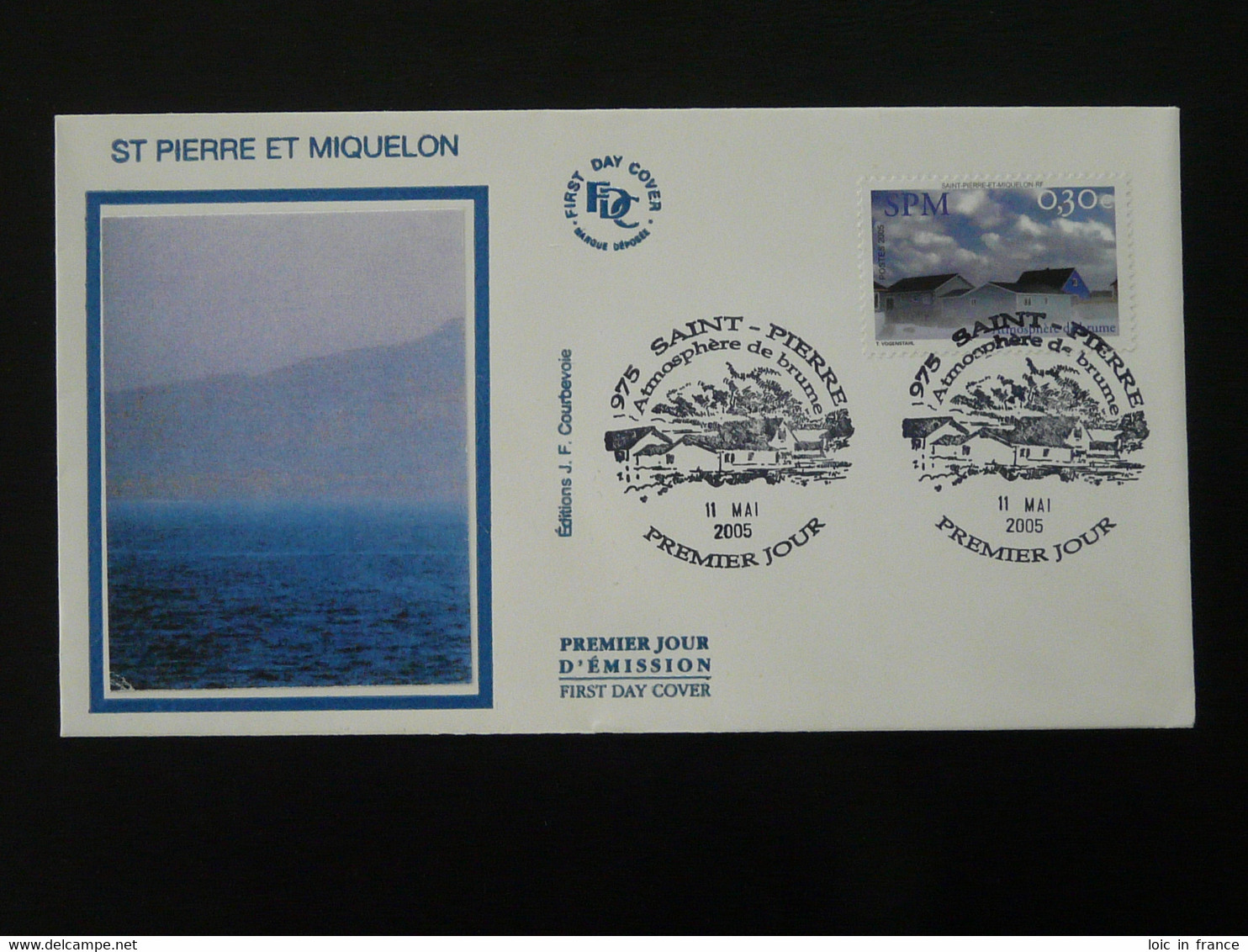 FDC Atmosphère De Brume Saint Pierre Et Miquelon 2005 - FDC