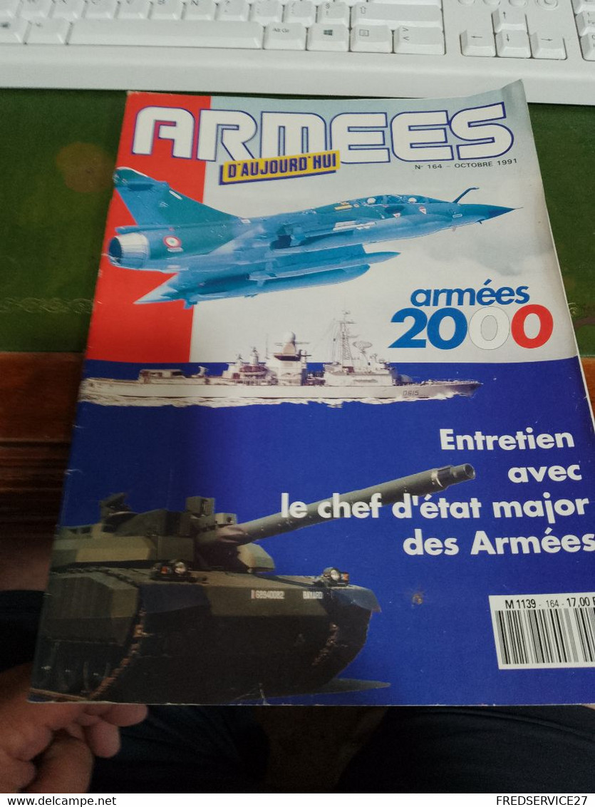 74/ Armees D Aujourd Hui  N° 164 1991  SOMMAIRE EN PHOTO - Waffen