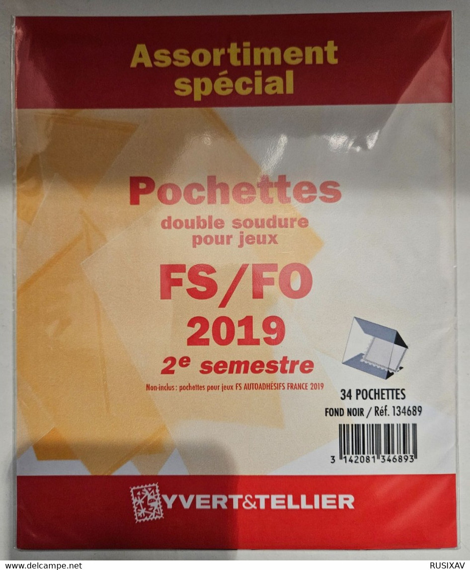 Yvert & Tellier Assortiment De Pochettes (double Soudure) : 2019-2e Semestre - Taschine