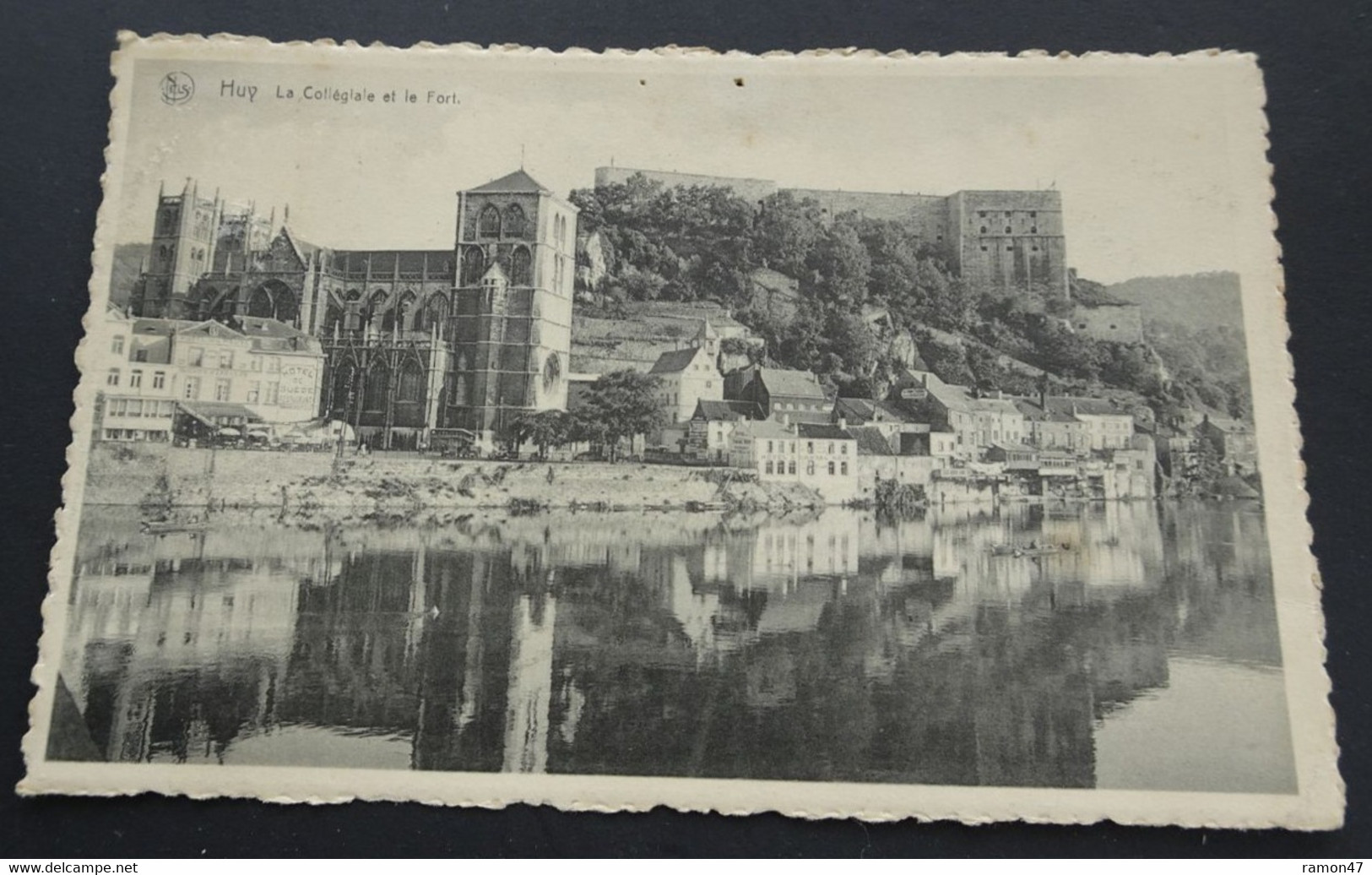 Huy - La Collégiale Et Le Fort - Edit. Vve Jean Laffut, Confiserie, Huy - Huy