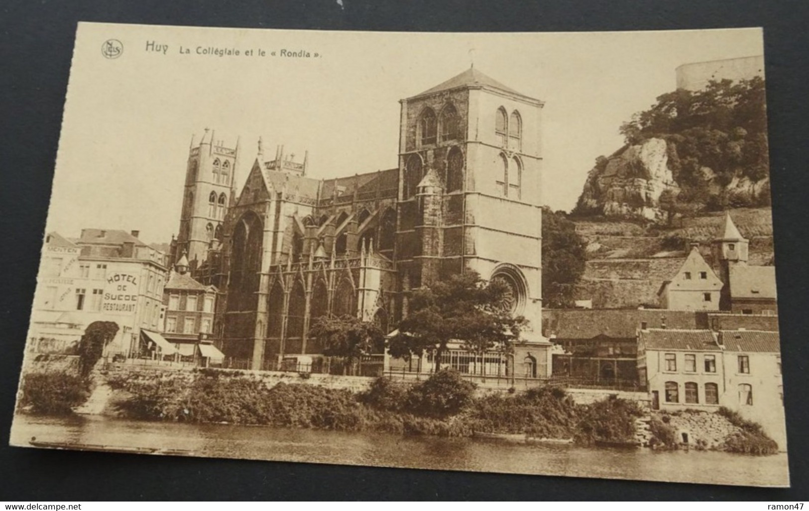 Huy - La Collégiale Et Le "Rondia" - Ern. Thill, Bruxelles - Huy