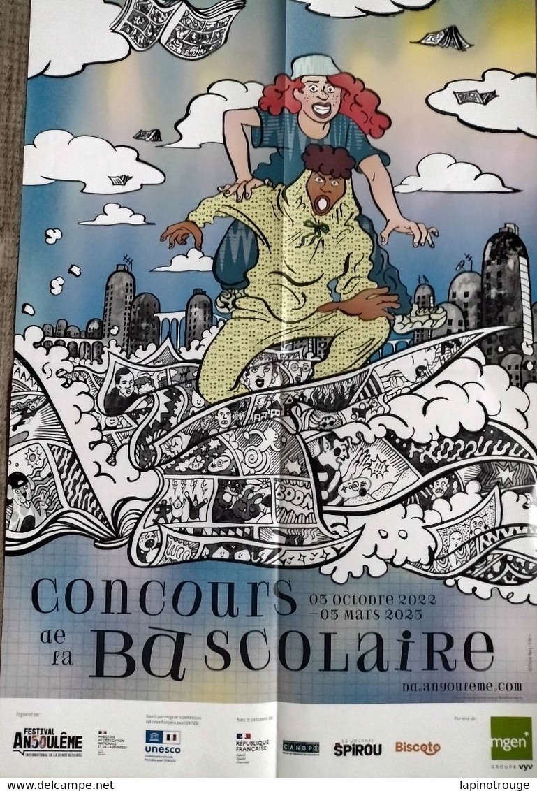 Affiche WARY Chloé Concours BD Scolaire Angoulème 2023 - Posters