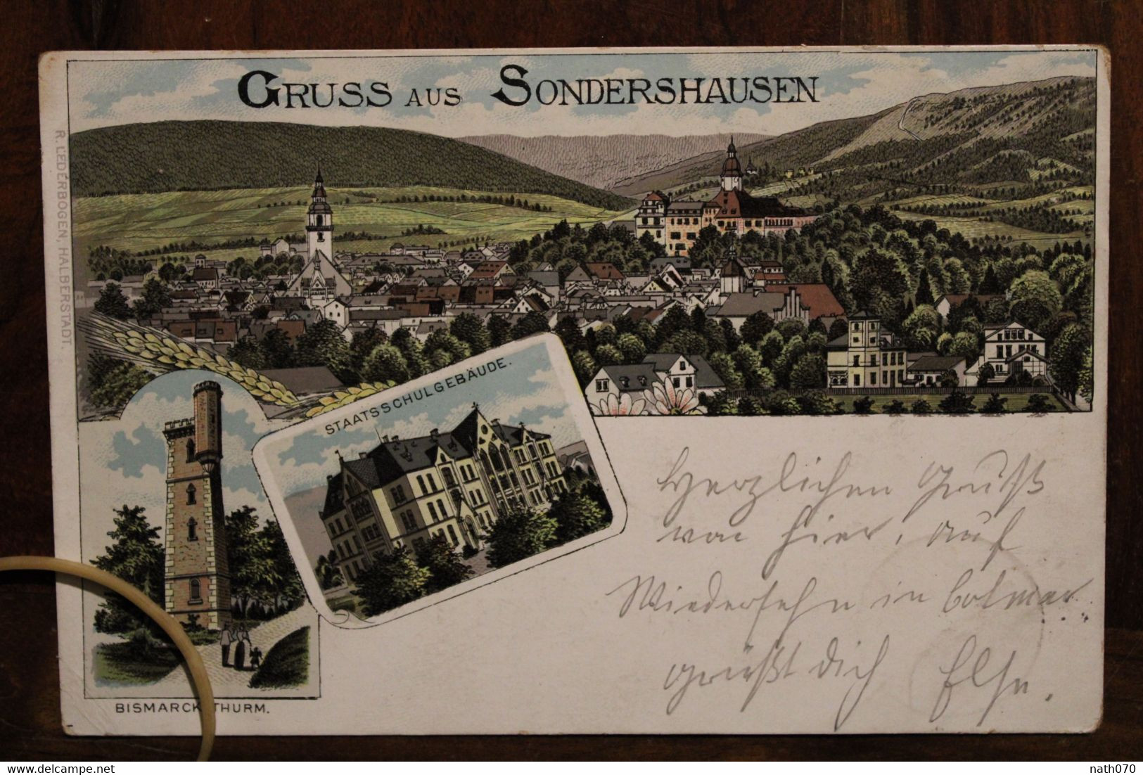 AK 1898 Cpa Gruss Aus Gruß Sondershausen Deutsches Reich Litho Elsass - Sondershausen