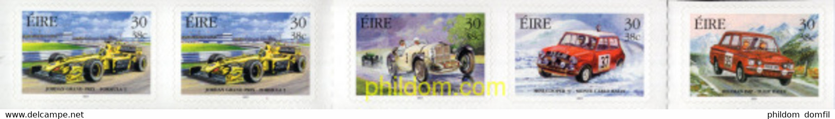 696737 MNH IRLANDA 2001 CARRERAS DE COCHES - Collections, Lots & Series