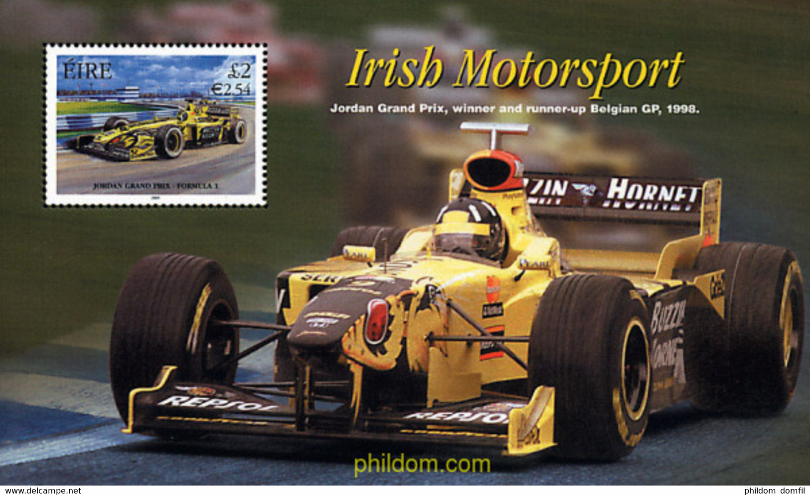 81261 MNH IRLANDA 2001 CARRERAS DE COCHES - Collezioni & Lotti