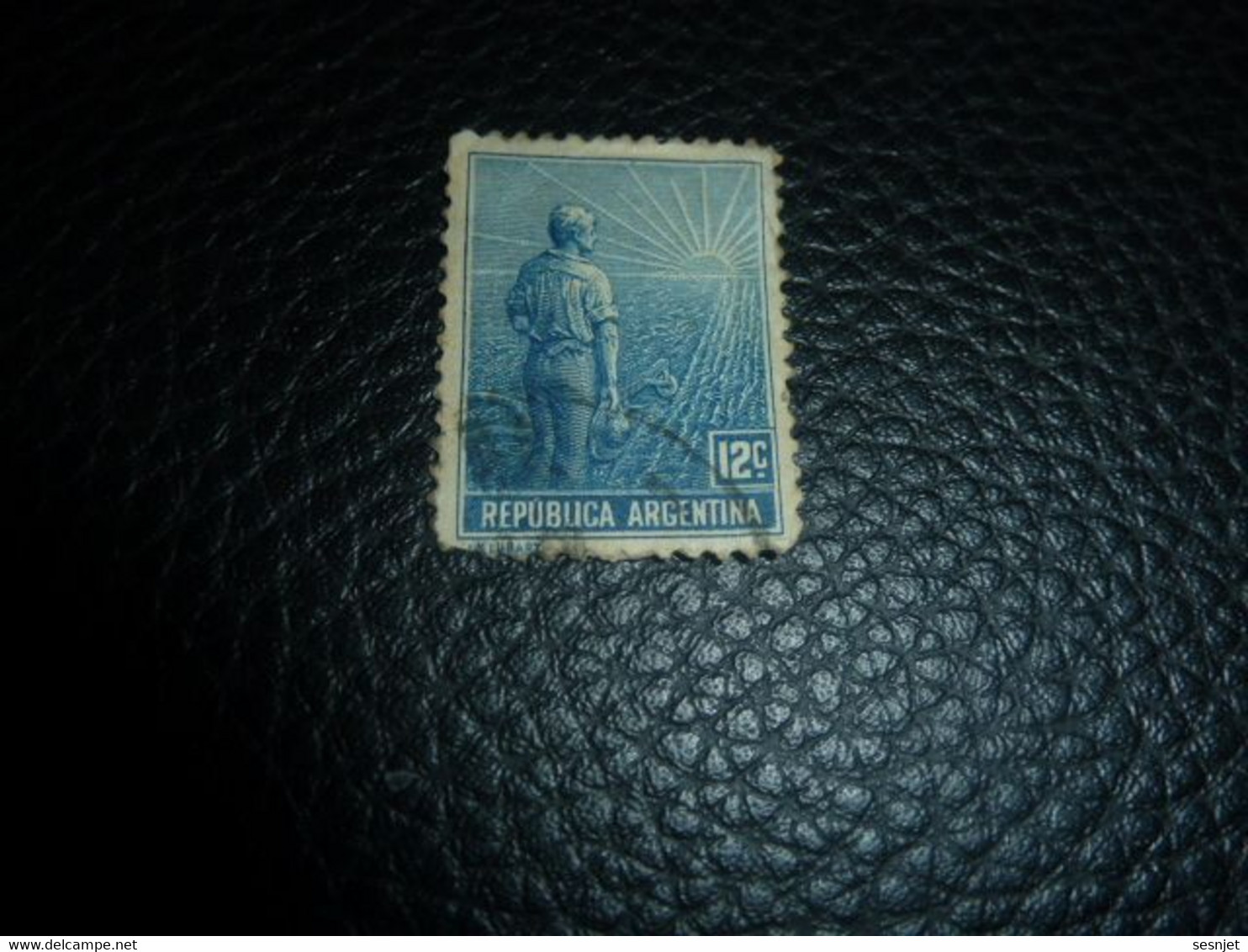 Republica Argentina - 12 Centavos - Yt 166 - Bleu - Oblitéré - Année 1911 - - Used Stamps