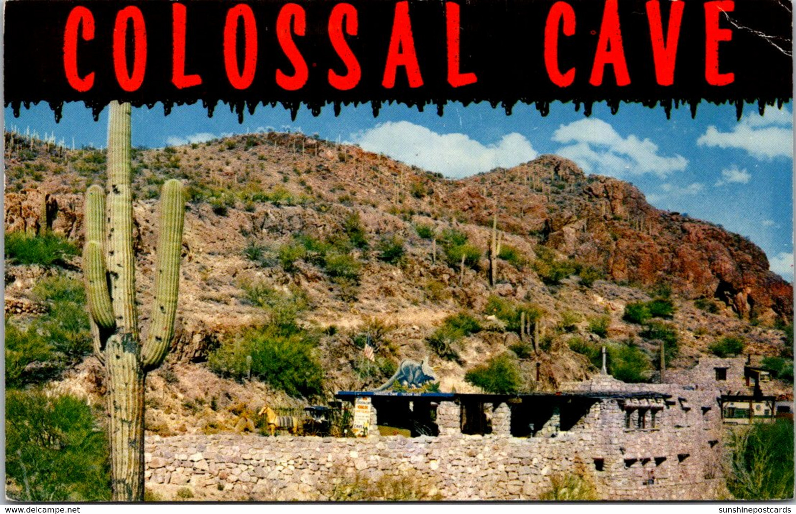 Arizona Tucson Entrance To Colossal Cave 1964 - Tucson