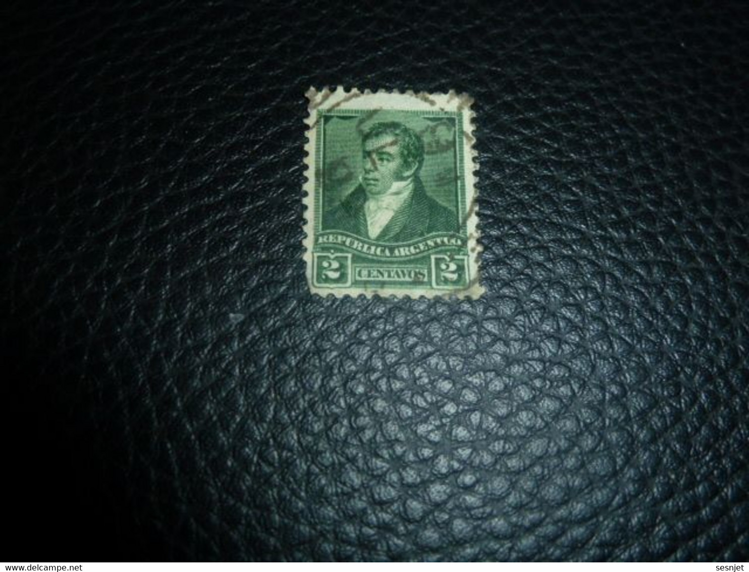 Republica Argentina - Bernardino Rivadavia - 2 Centavos - Yt 96 - Vert - Oblitéré - Année 1898 - - Gebruikt