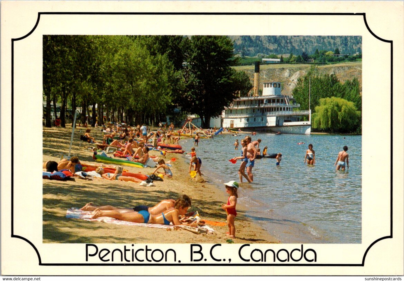 Canada Penticton Okanagan Lake Beach - Penticton