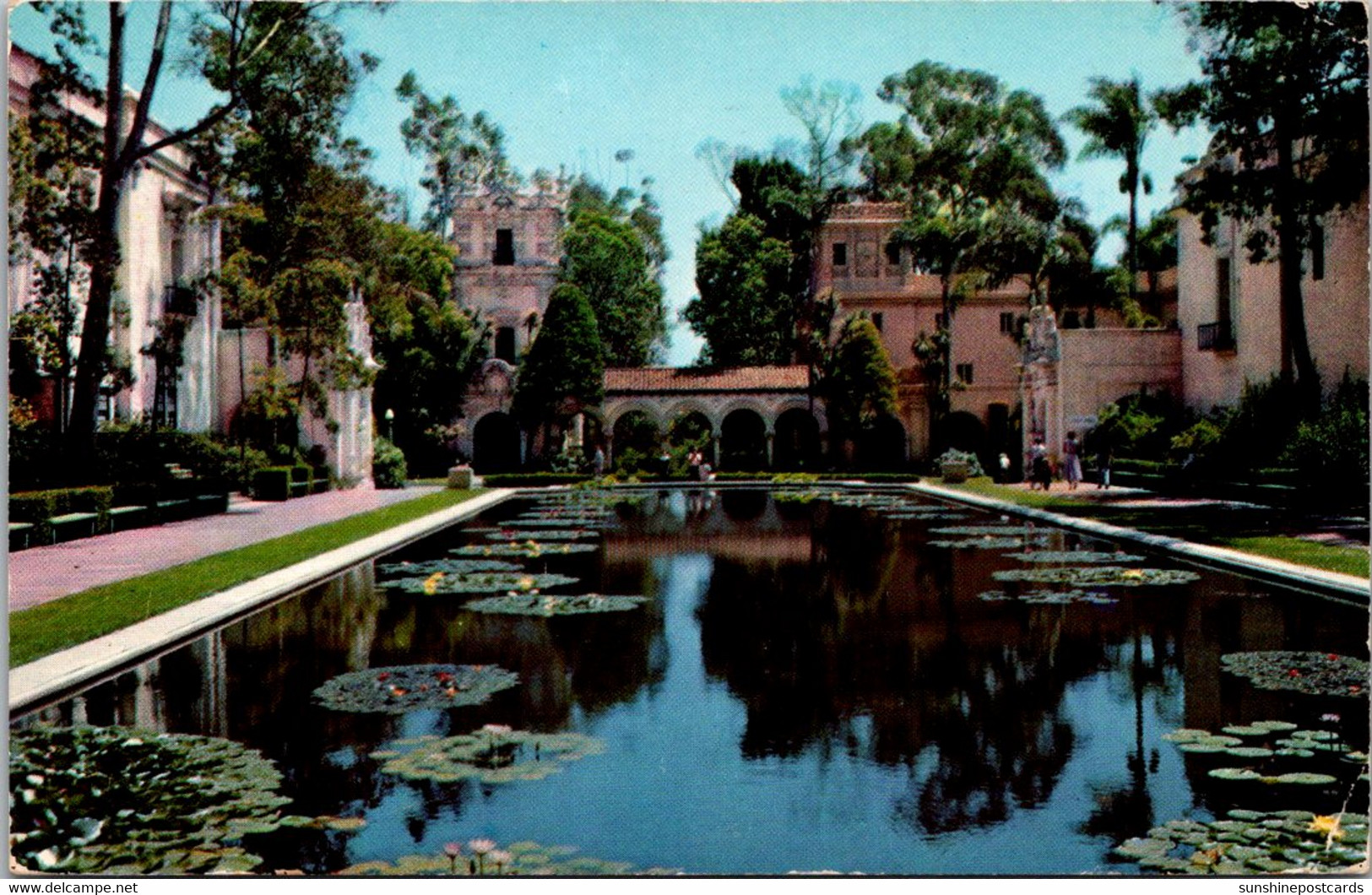 California San Diego Balboa Park The Lagoon 1959 - San Diego