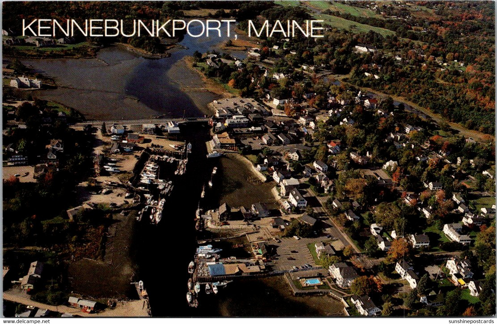 Maine Kennebunkprot Aerial View - Kennebunkport