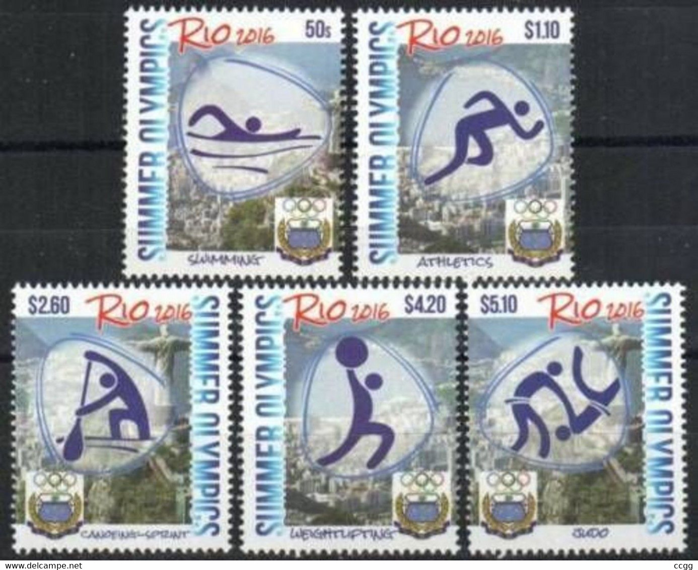 Olympische Spelen  2016 , Samoa - Zegels  Postfris - Summer 2016: Rio De Janeiro