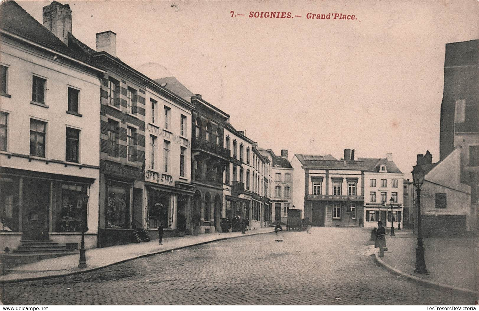 BELGIQUE - Soignies - Grand Place - Carte Postale Ancienne - - Soignies