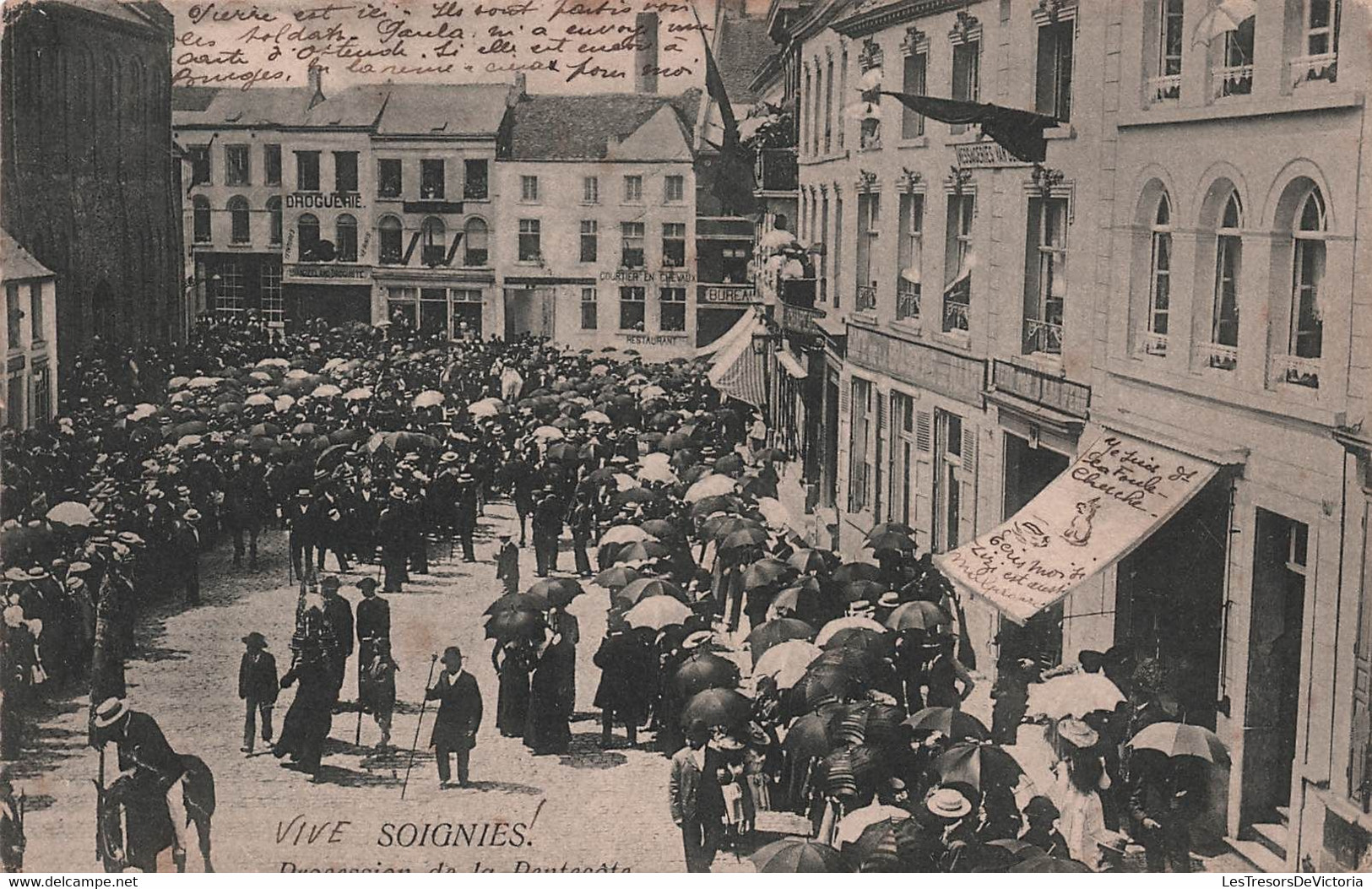 BELGIQUE - Soignies - Procession De La Pentecote - Carte Postale Ancienne - - Soignies