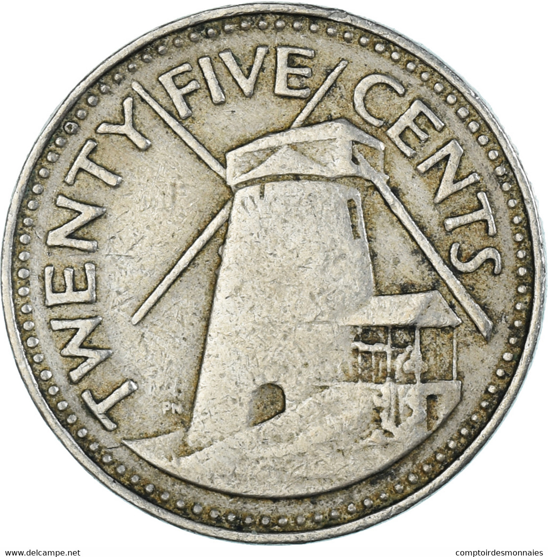 Monnaie, Barbade, 25 Cents, 1980 - Barbados