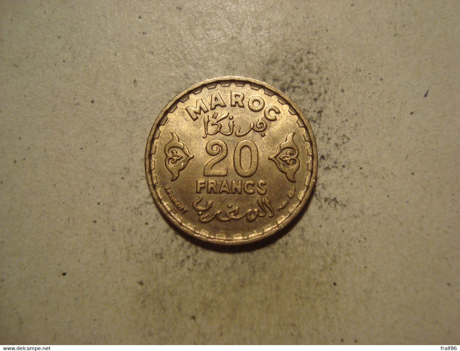 MONNAIE MAROC 20 FRANCS 1952 / 1371 - Maroc