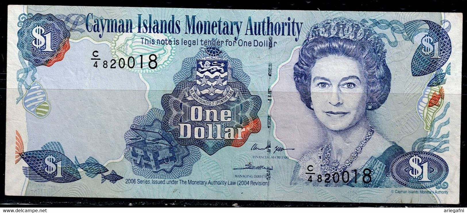 CAYMAN ISLANDS 2006 BANKNOTES ELIZABETH II 1 DOLAR UNC !! - Islas Caimán