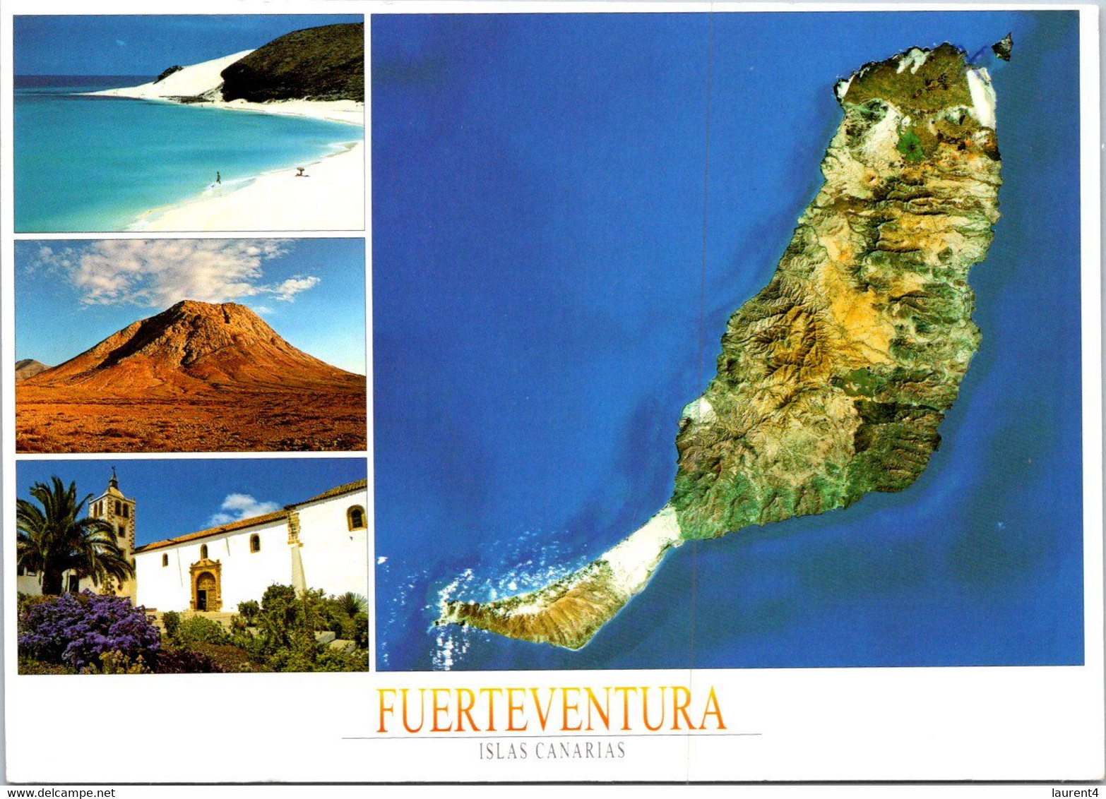 (4 Oø 25) Spain Posted To Australia  - Fuerteventura Canary Islands (butterfly Stamp) - 17x12 Cm - Fuerteventura