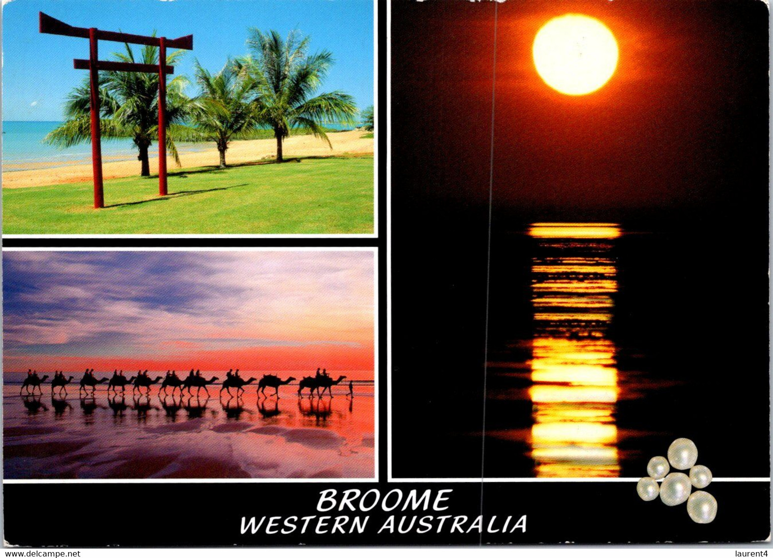 (4 Oø 25) Western Australia  (17 X 12 Cm) POSTED - Broome - Broome