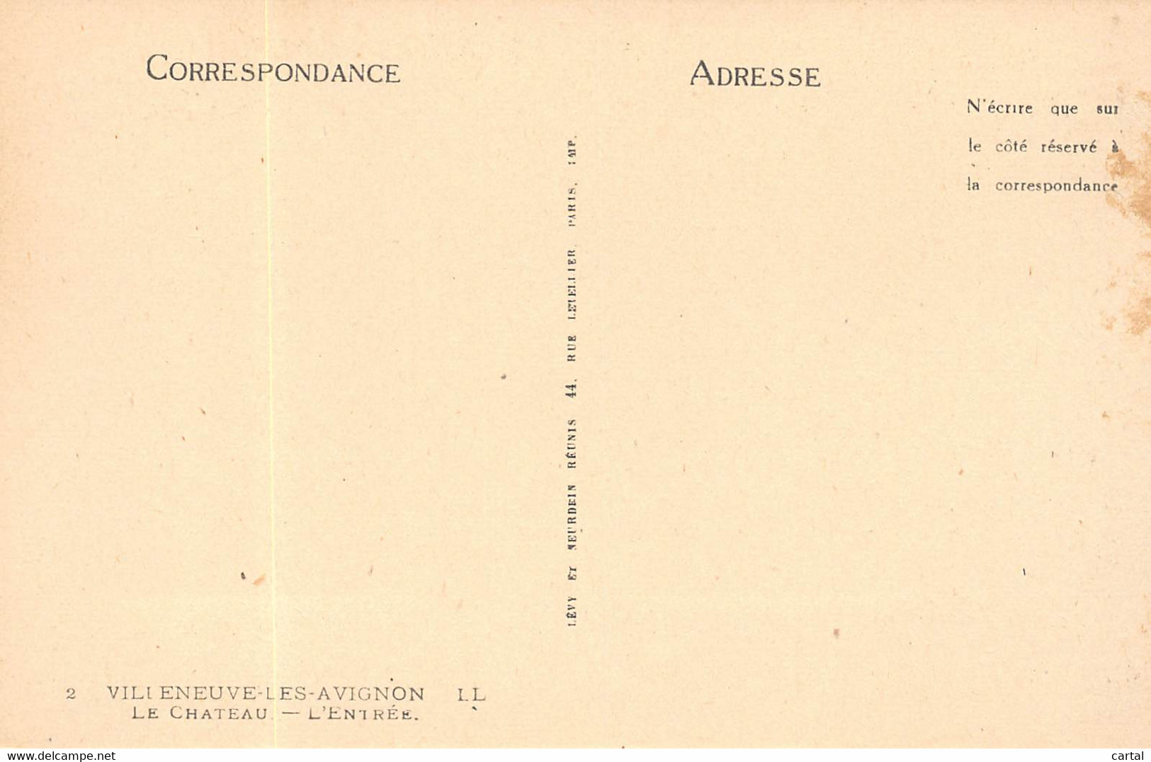 30 - VILLENEUVE-LES-AVIGNON - Le Château - L'Entrée. - Villeneuve-lès-Avignon