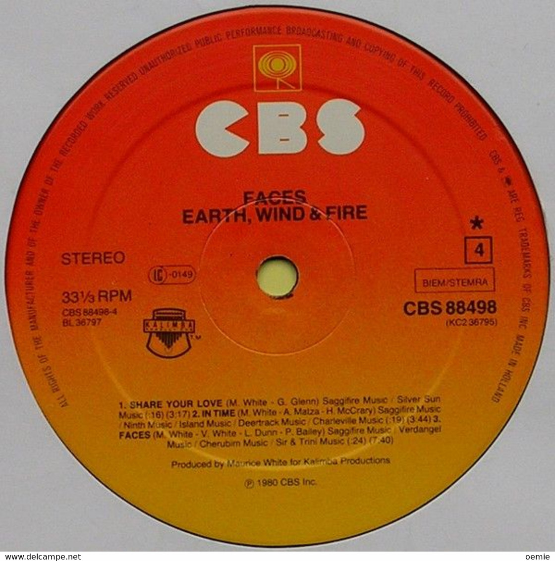 EARTH  WIND & FIRE   °  FACES   ALBUM DOUBLE - Soul - R&B