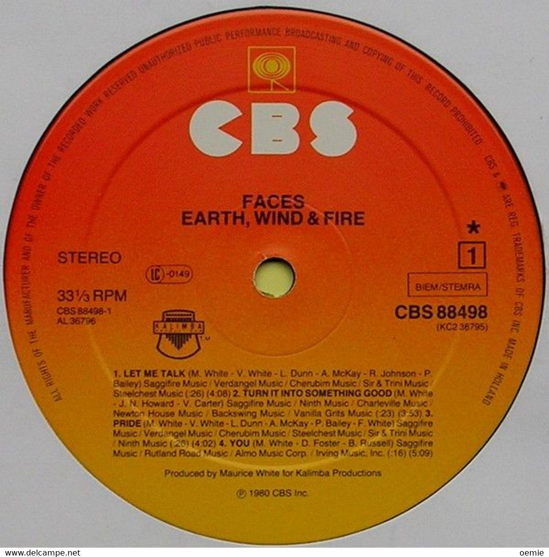 EARTH  WIND & FIRE   °  FACES   ALBUM DOUBLE