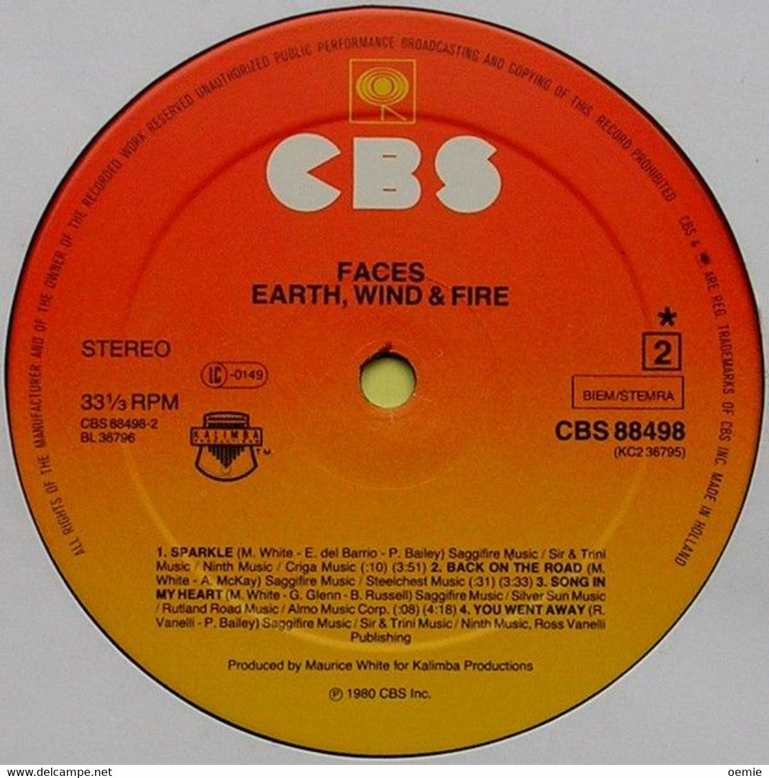 EARTH  WIND & FIRE   °  FACES   ALBUM DOUBLE