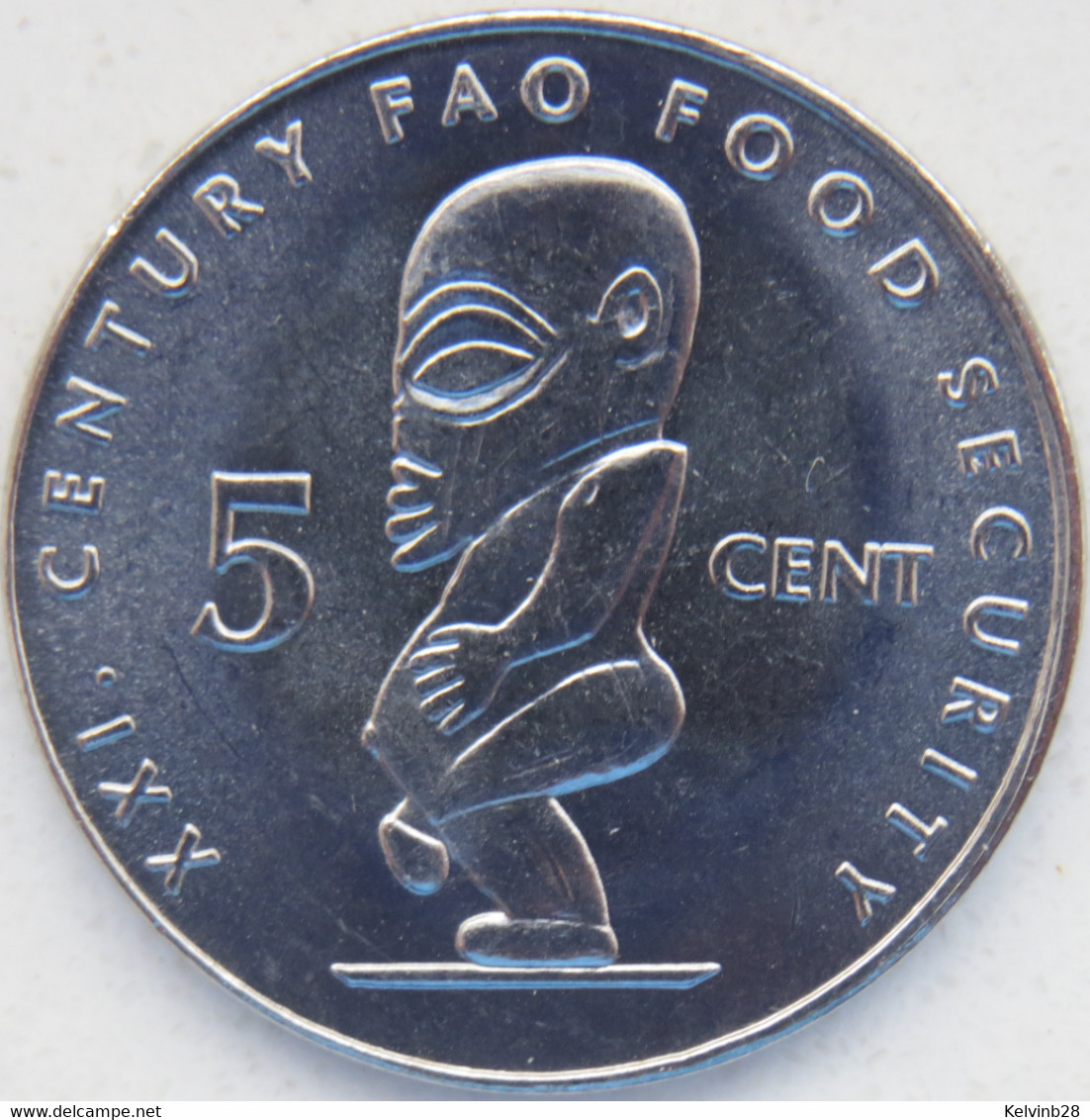 Cook Islands 5 Cents 2000 KM#369 FAO - Cookeilanden