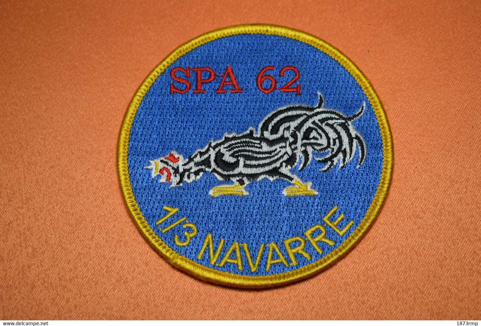 PATCH ESCADRILLE SPA 62,1/3 NAVARRE, ARMEE DE L'AIR, AVIATION - Aviazione