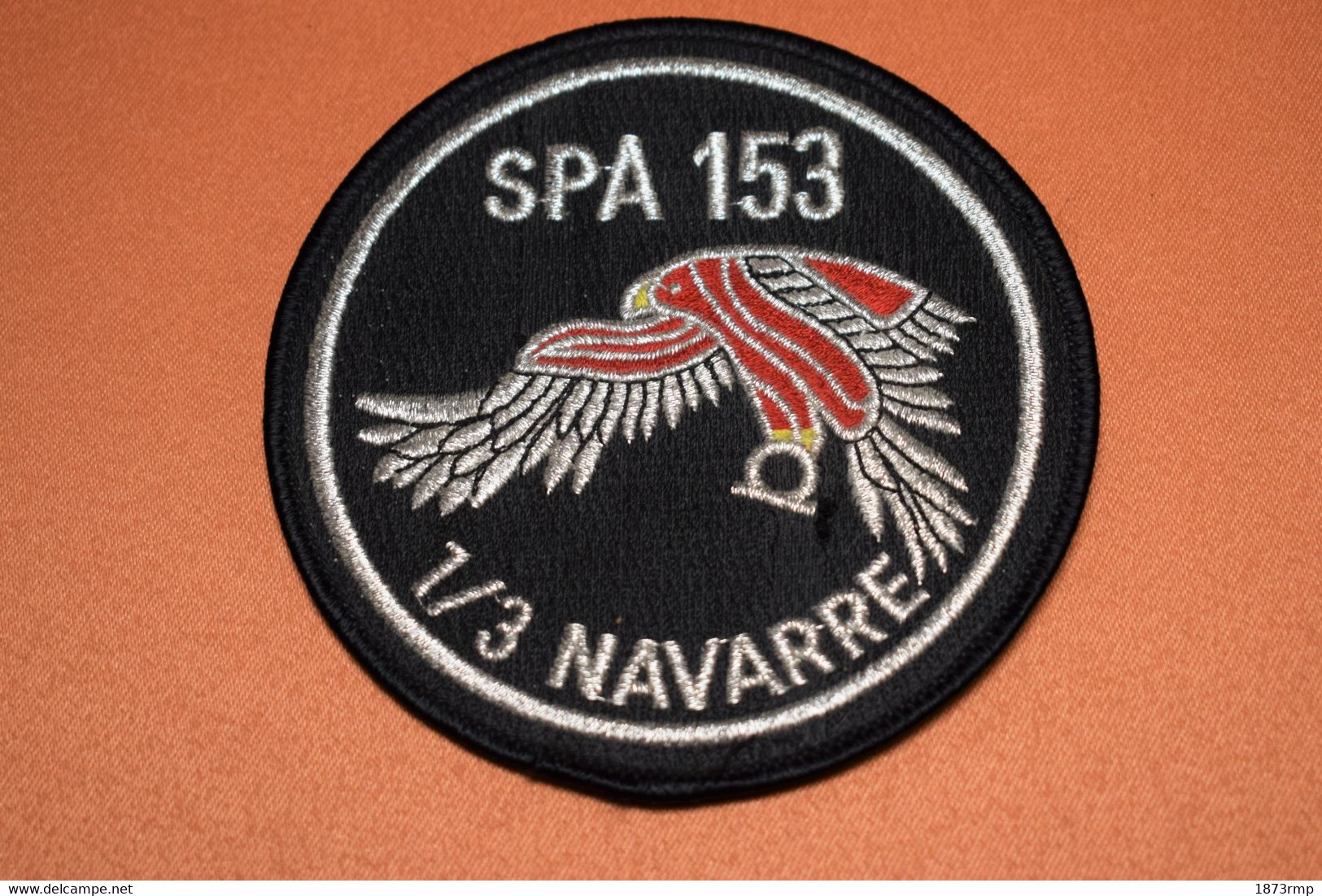 PATCH ESCADRILLE SPA 153,1/3 NAVARRE, ARMEE DE L'AIR, AVIATION - Aviazione