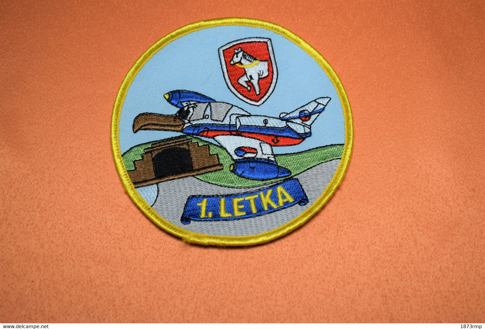 PATCH 1 LETKA, 1 ER ESCADRON TCHEQUE, BLASON VILLE HLINSKO - Aviation