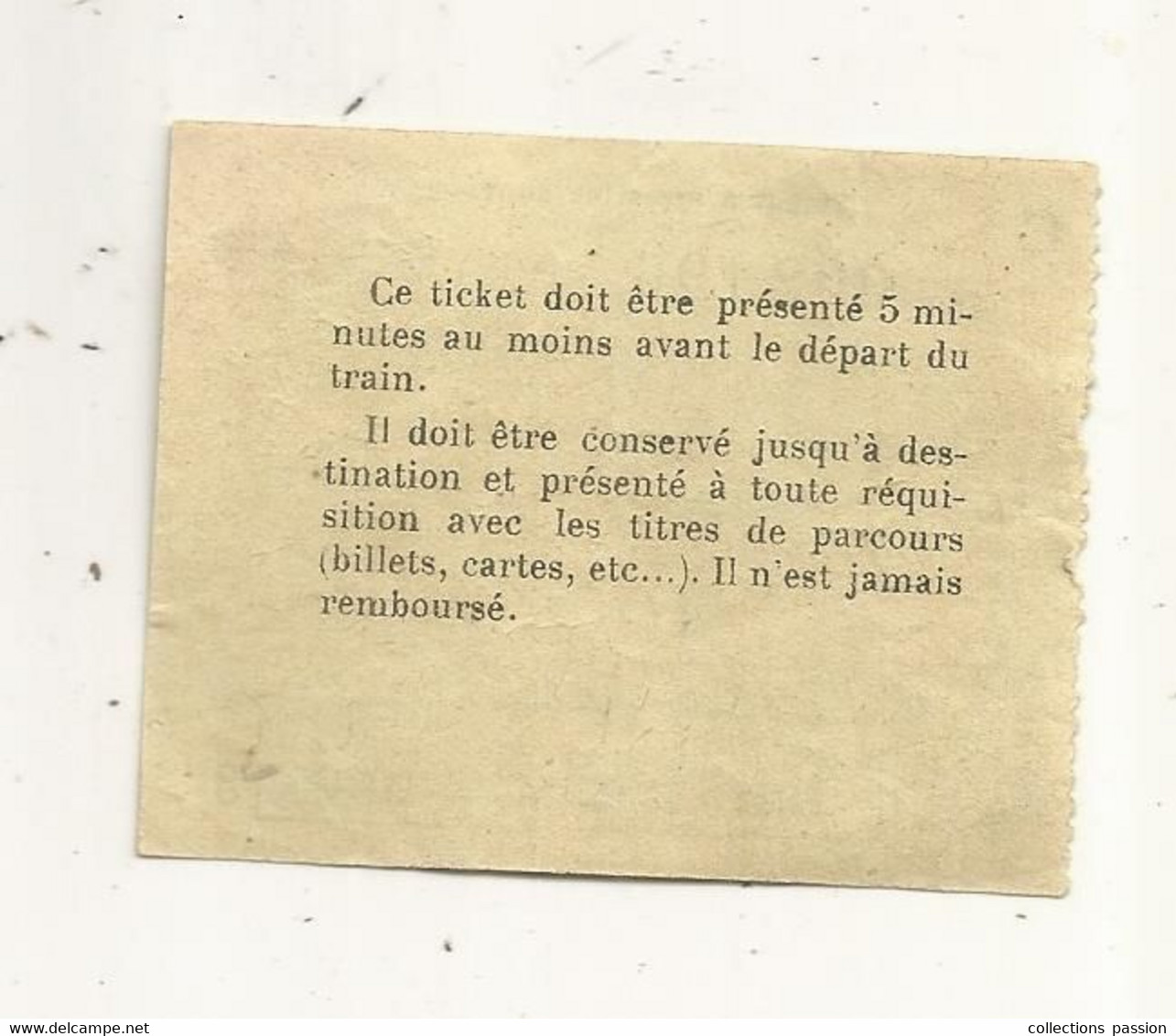 Ticket à Remettre Au Voyageur ,1 Place Louée,  Train 13 Du 21-5-1927 - Europa