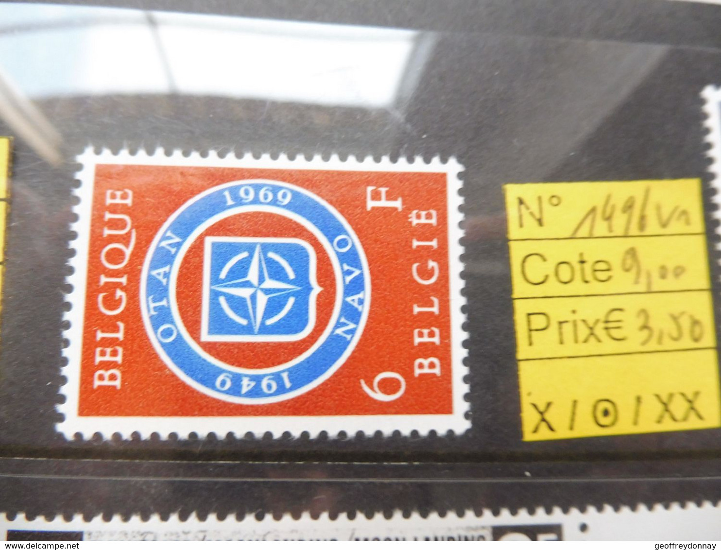 Belgique Belgie Variété / Varieteit 1496 V1  Mnh Neuf ** ( Année / Jaar 1969 ) - Sonstige & Ohne Zuordnung