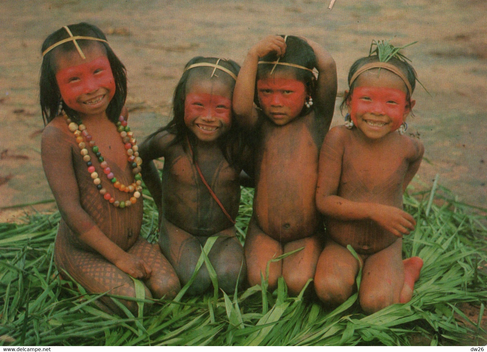 Amérique Du Sud: Guyane Française: Enfants Indiens Du Haut-Oyapock Et De La Région Du Tumuc-Humac - Amerika