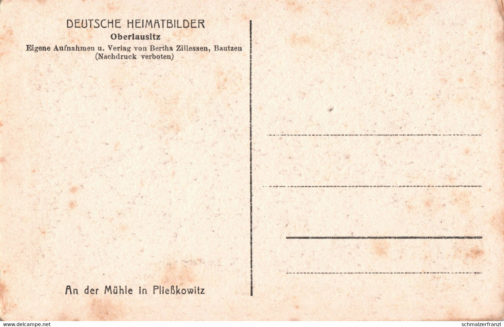 Heimatbilder AK Pliesskowitz Mühle Gasthof ? A Malschwitz Großdubrau Doberschütz Briesing Niedergurig Sdier Klix Bautzen - Grossdubrau Wulka Dubrawa