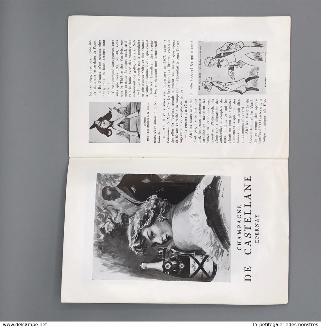 #VP90 - Théâtre Des Variétés 1956 - Paris Galant - PUB Caron SNCF Air France ... - Programmes