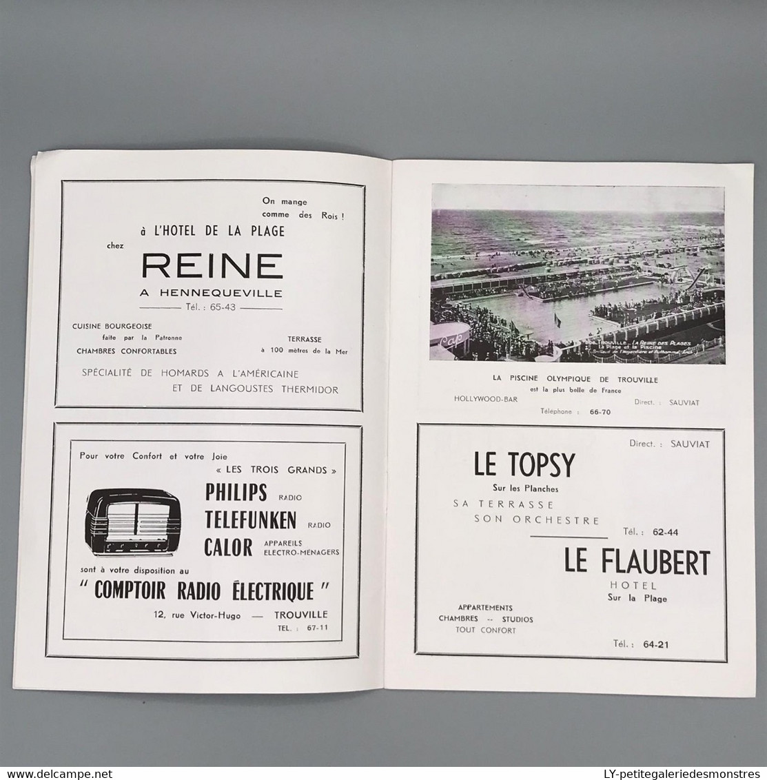 #VP94 - CASINO De Trouville - Programme De 1951- Mozart De Sacha GUITRY - Comédie En 3 Actes - Programmes
