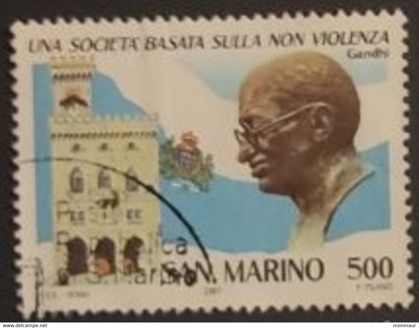 SAN MARINO 1987 L'UOMO E LA SOCIETA' - Gebruikt