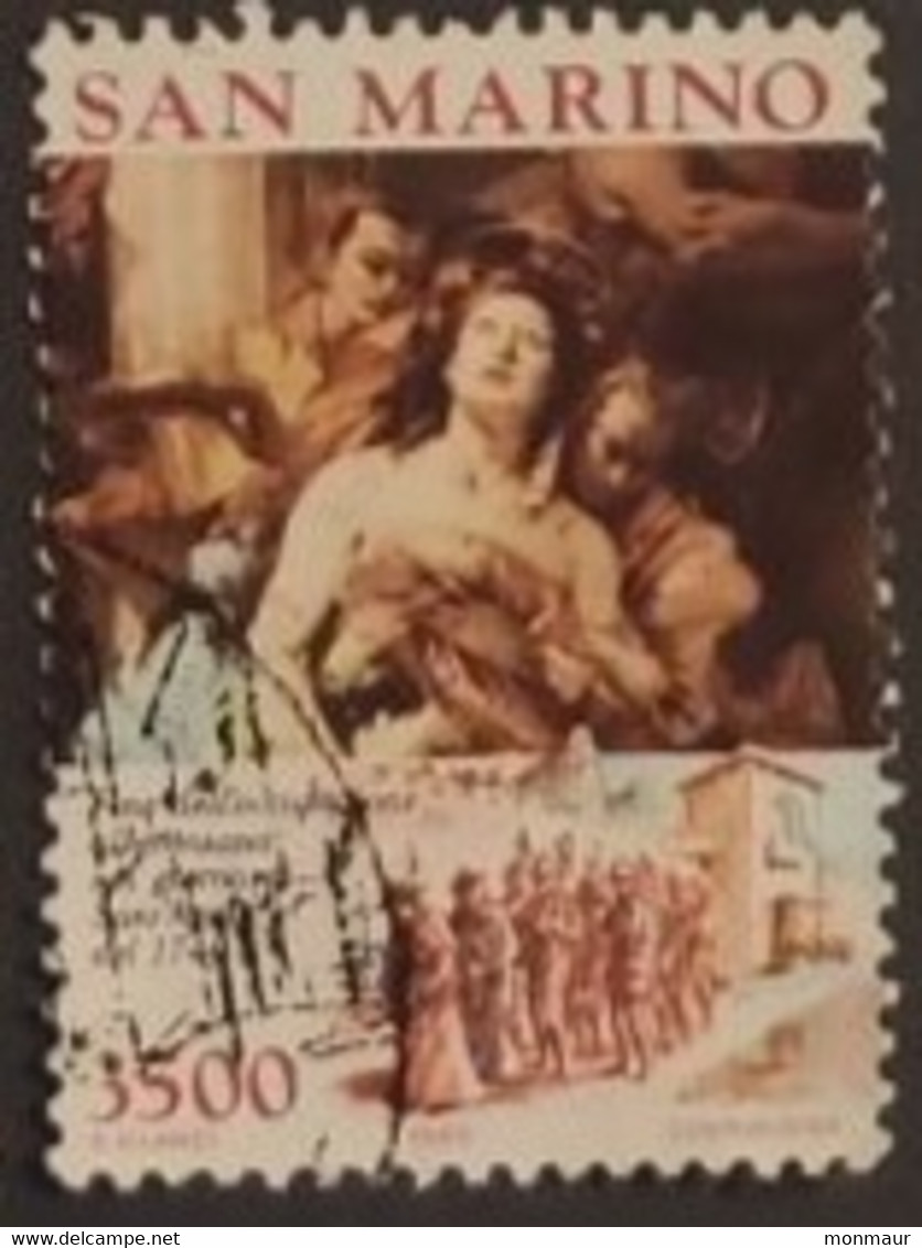 SAN MARINO 1990 ANNIVERSARIO LIBERAZIONE OCCUPAZIONE ALBERONIANA - Used Stamps