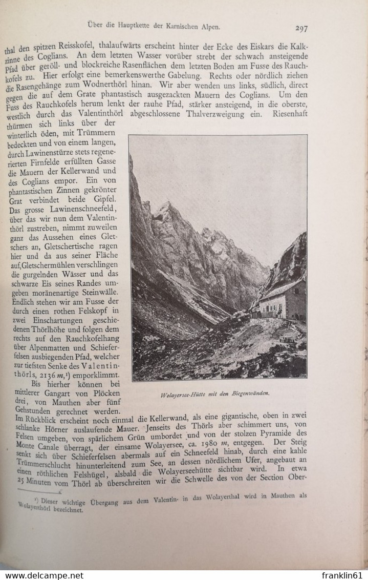 Zeitschrift des deutschen und österreichischen Alpenvereins. Jahrgang 1898. Band XXIX.